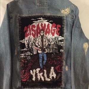 21 Savage x YR Bad Guy Denim Jacket